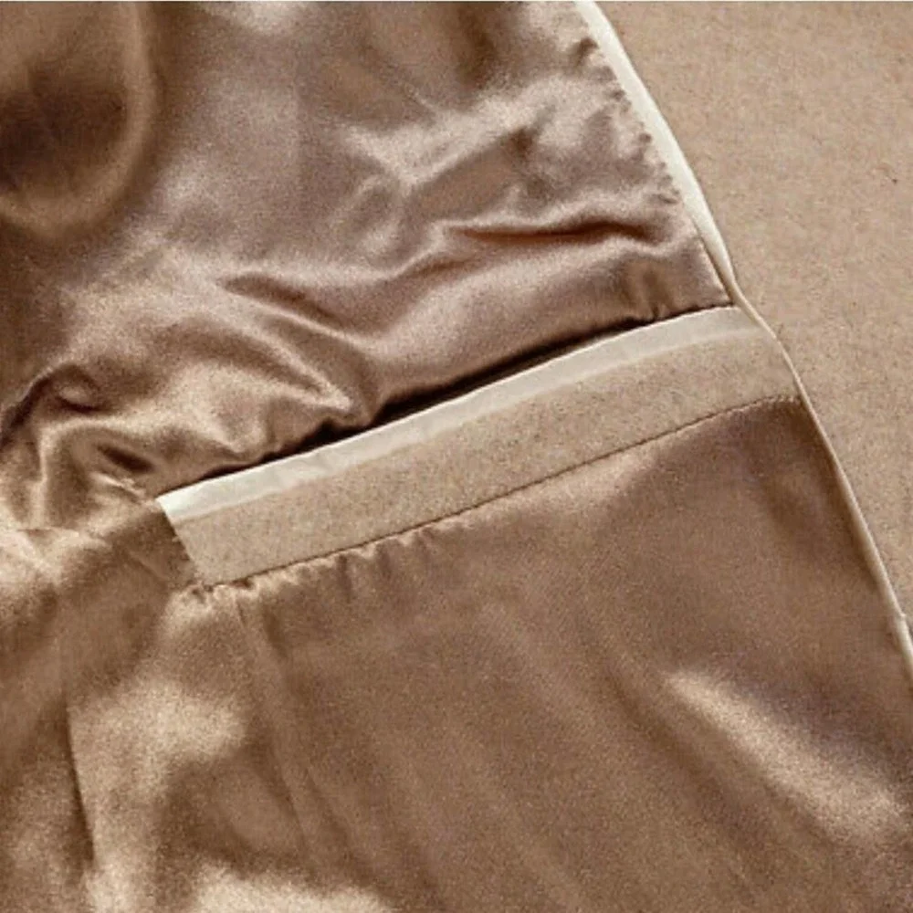Calvin‎ Klein Notched Collar Wrap Coat In wheat angora blend size 8